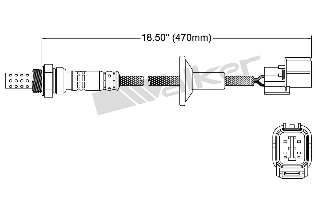 Walker Products Oxygen Sensor 250-24402