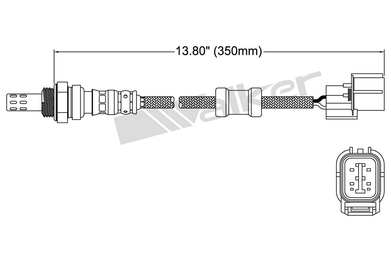 Walker Products Oxygen Sensor 250-24473