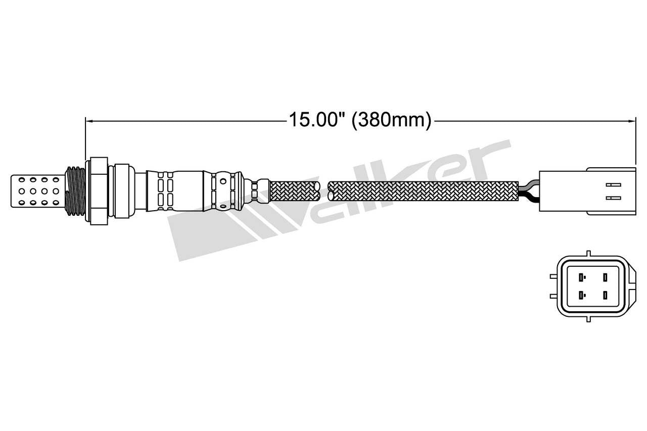 Walker Products Walker Products 250-24628 Oxygen Sensor 4-W Direct Fit 250-24628