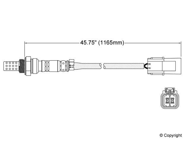 Walker Products Oxygen Sensor 250-24632