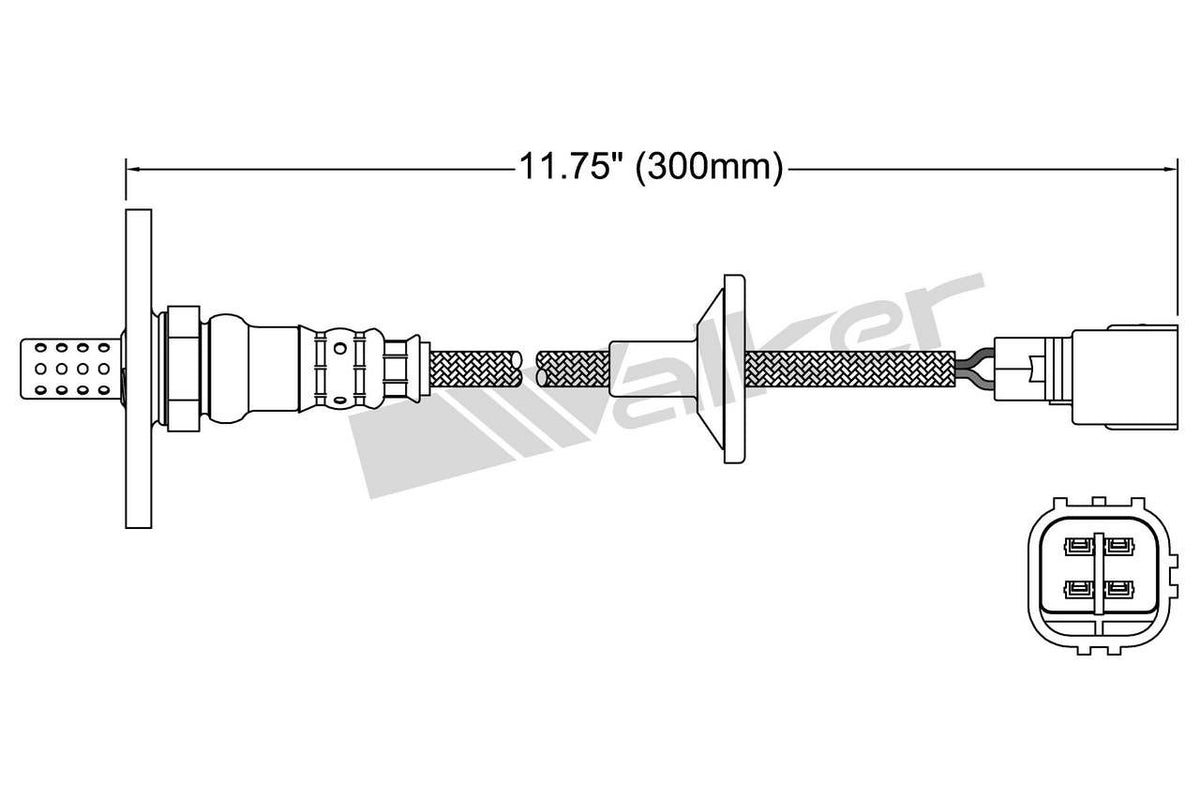 Walker Products Oxygen Sensor 250-24655