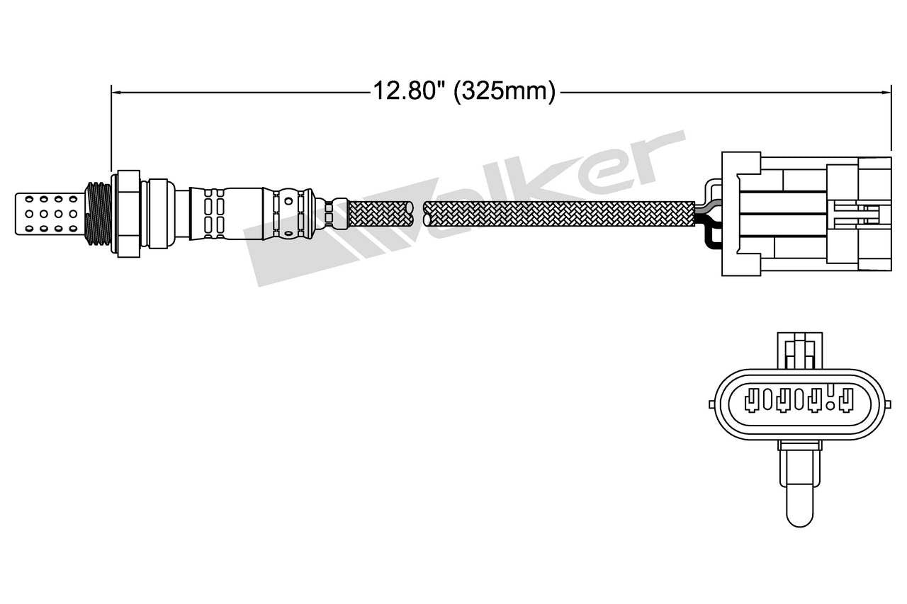 Walker Products Walker Products 250-24788 Oxygen Sensor 4-W Direct Fit 250-24788