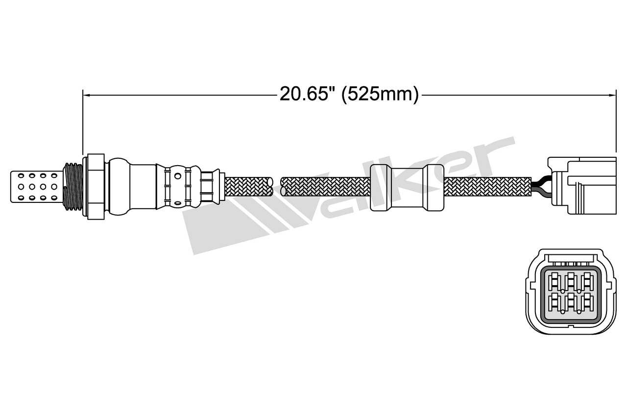 Walker Products Oxygen Sensor 250-24799