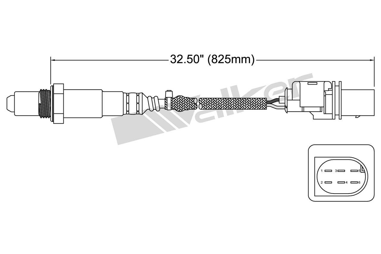 Walker Products Walker Products 250-25045 Oxygen Sensor 5-W Wideband 250-25045