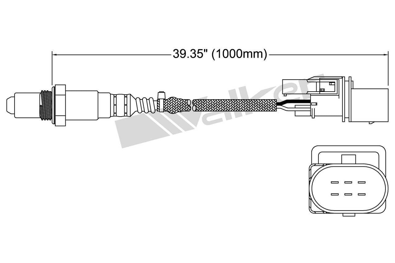 Walker Products Oxygen Sensor 250-25054