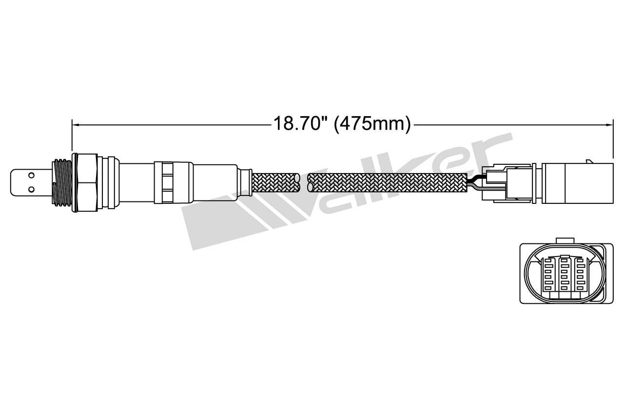 Walker Products Oxygen Sensor 250-25062