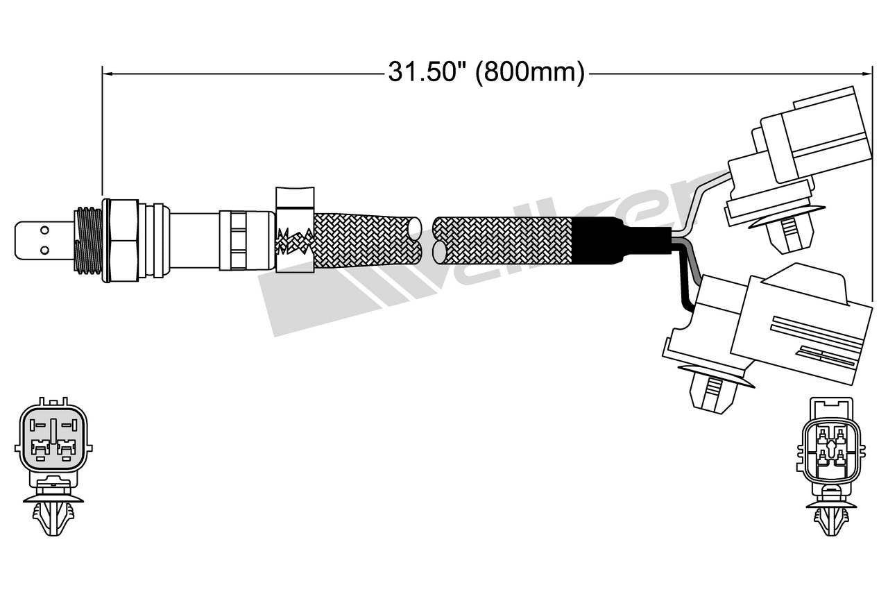 Walker Products Walker Products 250-25066 Oxygen Sensor 5-W Wideband 250-25066