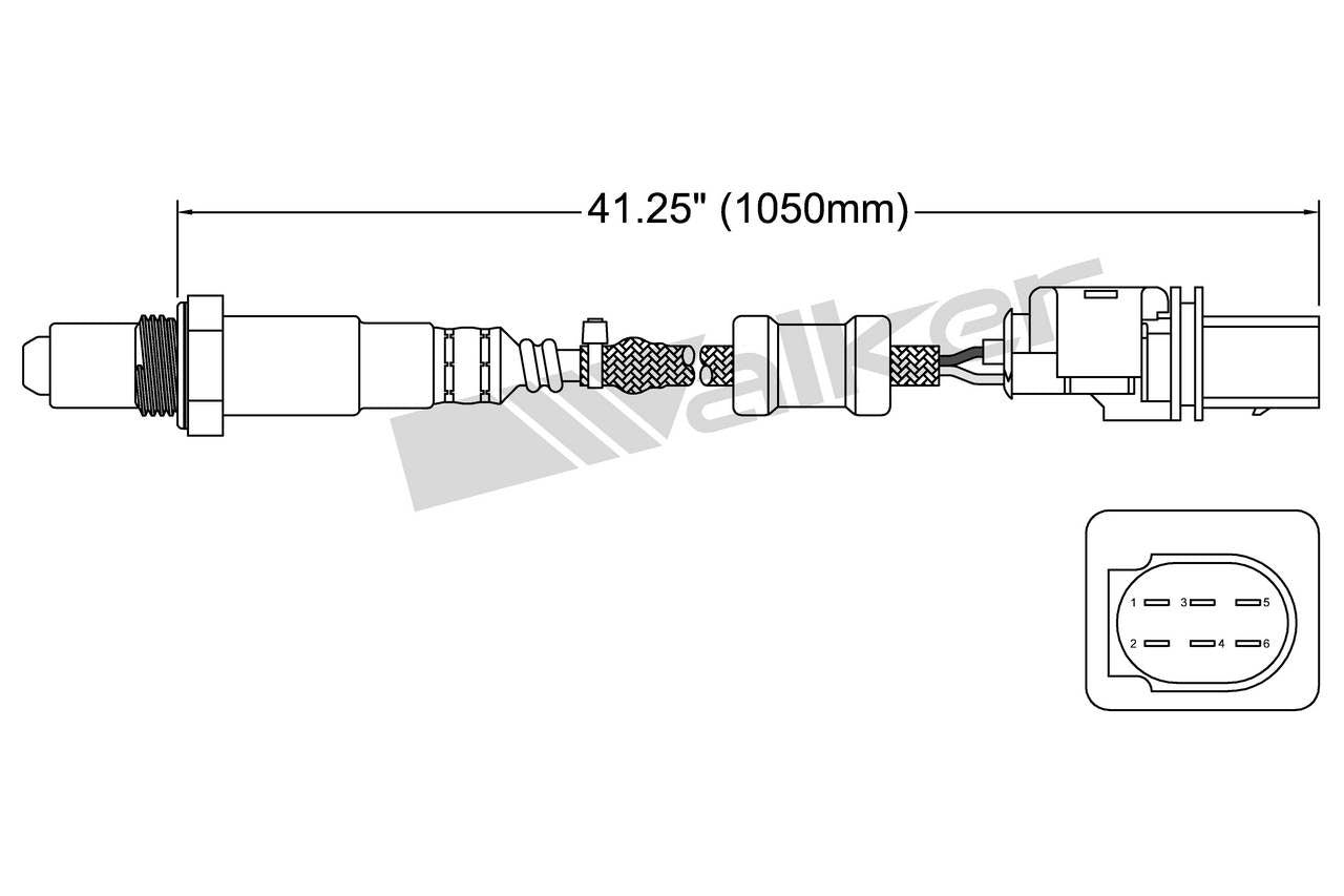 Walker Products Walker Products 250-25077 Oxygen Sensor 5-W Wideband 250-25077