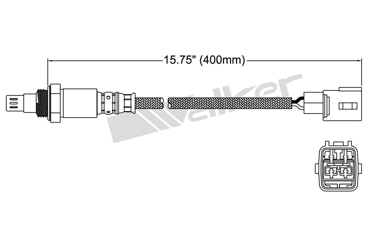 Walker Products Oxygen Sensor 250-54006