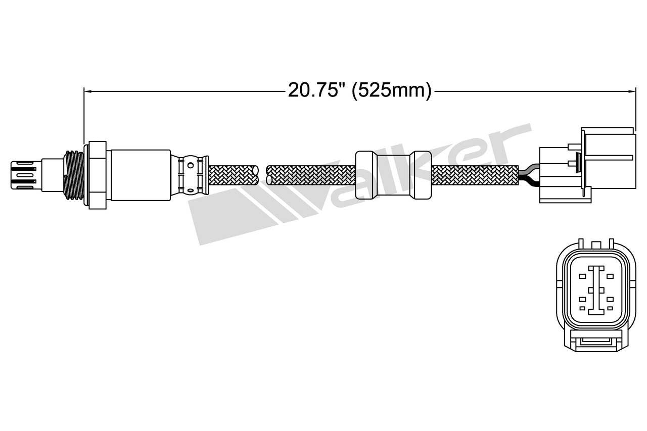 Walker Products Oxygen Sensor 250-54023