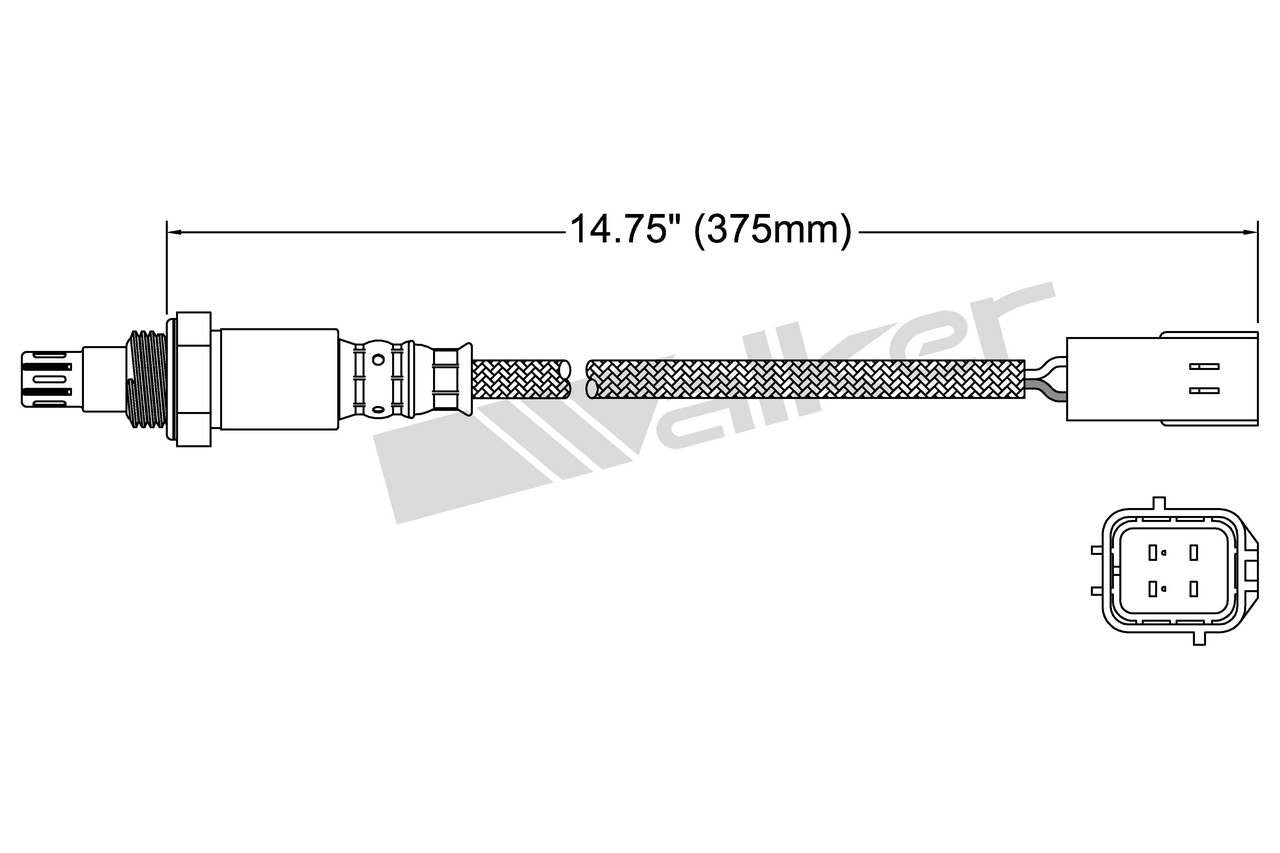Walker Products Walker Products 250-54035 Oxygen Sensor 4-W Air Fuel Ratio 250-54035