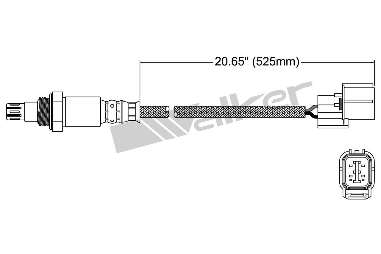 Walker Products Walker Products 250-54056 Oxygen Sensor 4-W Air Fuel Ratio 250-54056