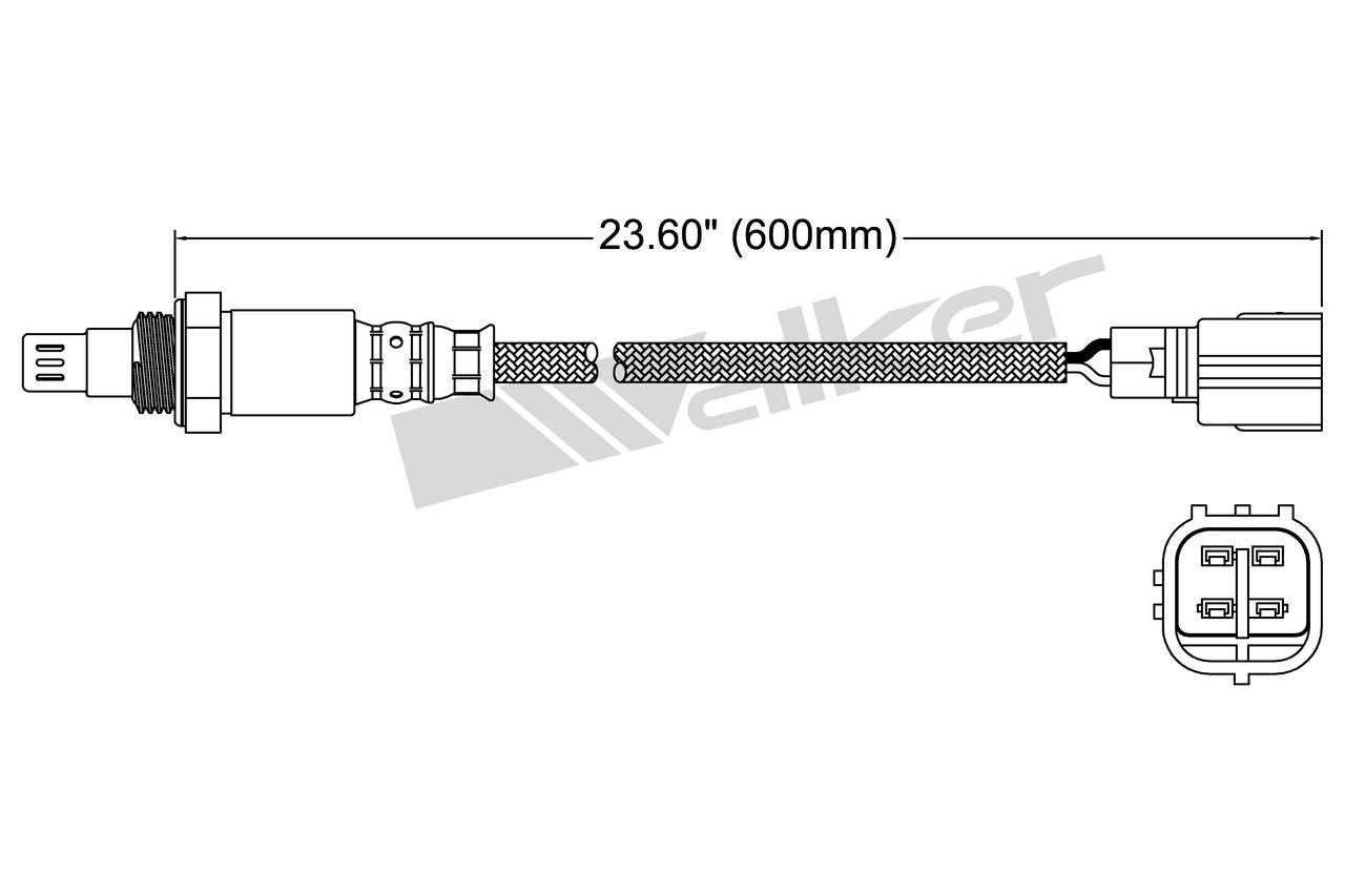 Walker Products Walker Products 250-54068 Oxygen Sensor 4-W Air Fuel Ratio 250-54068
