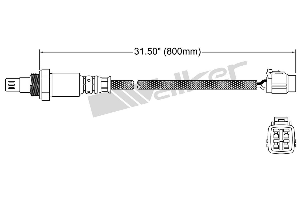 Walker Products Walker Products 250-54079 Oxygen Sensor 4-W Air Fuel Ratio 250-54079