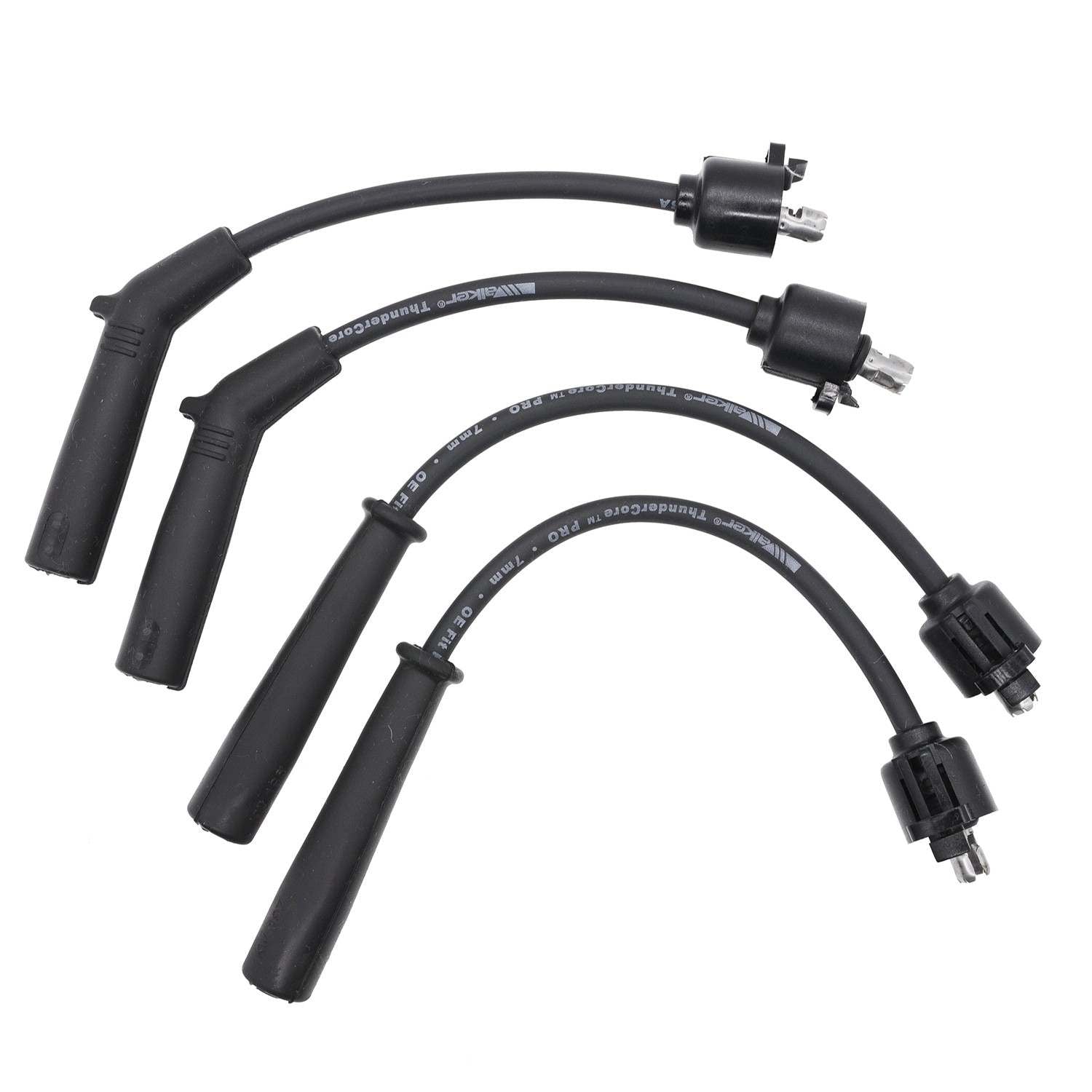 Walker Products ThunderCore PRO 924-1072 Spark Plug Wire Set 7MM 4-CYL 924-1072