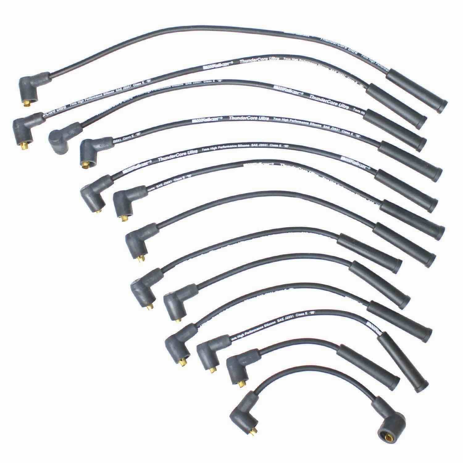 Walker Products ThunderCore PRO 924-1450 Spark Plug Wire Set 7MM 12-CYL 924-1450