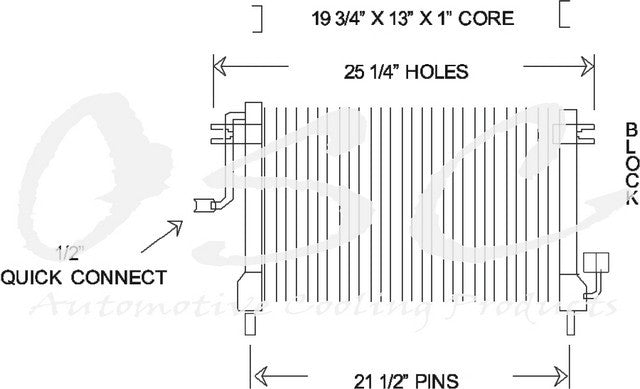 OSC A/C Condenser 4408