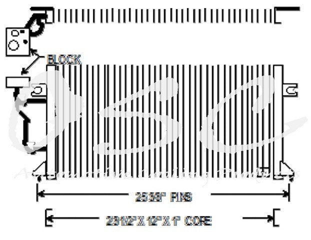 OSC A/C Condenser 4538
