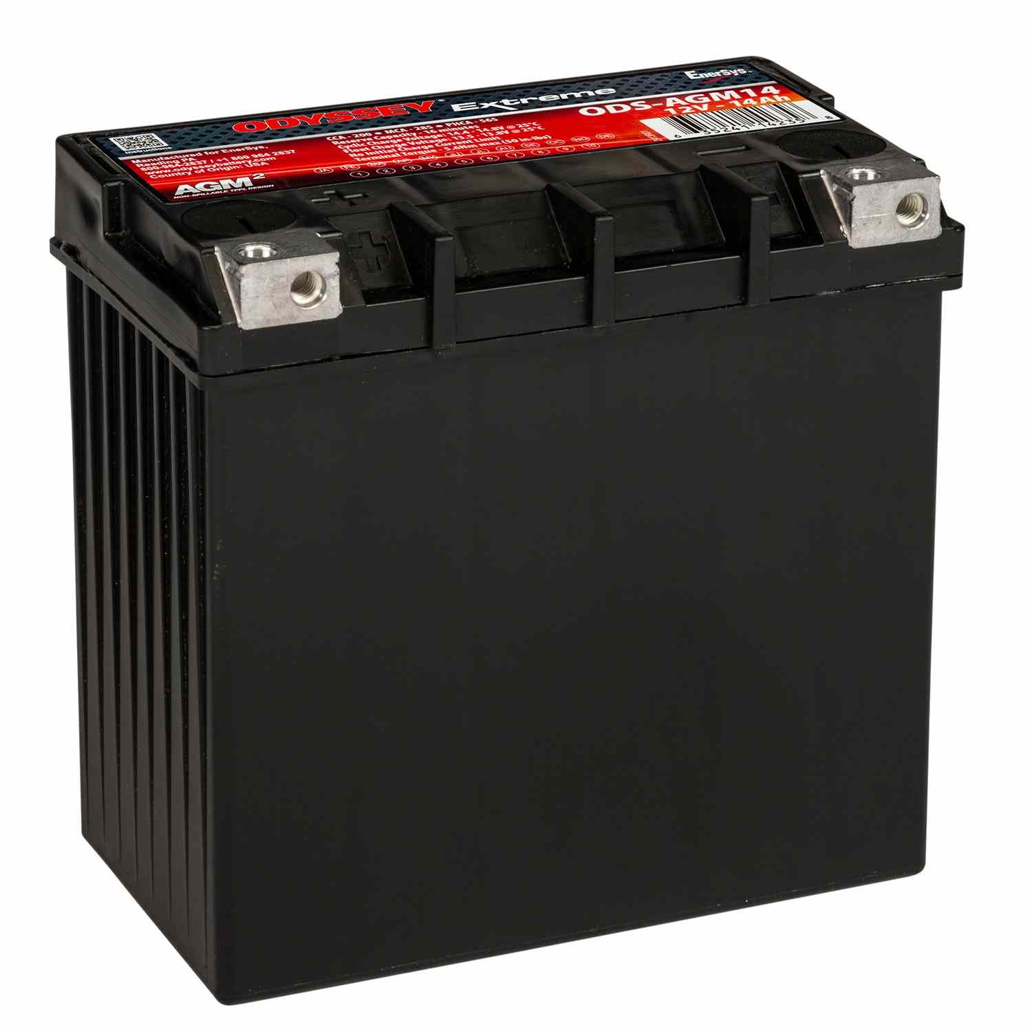 Odyssey Powersports Battery 12V 220CCA ODS-AGM14