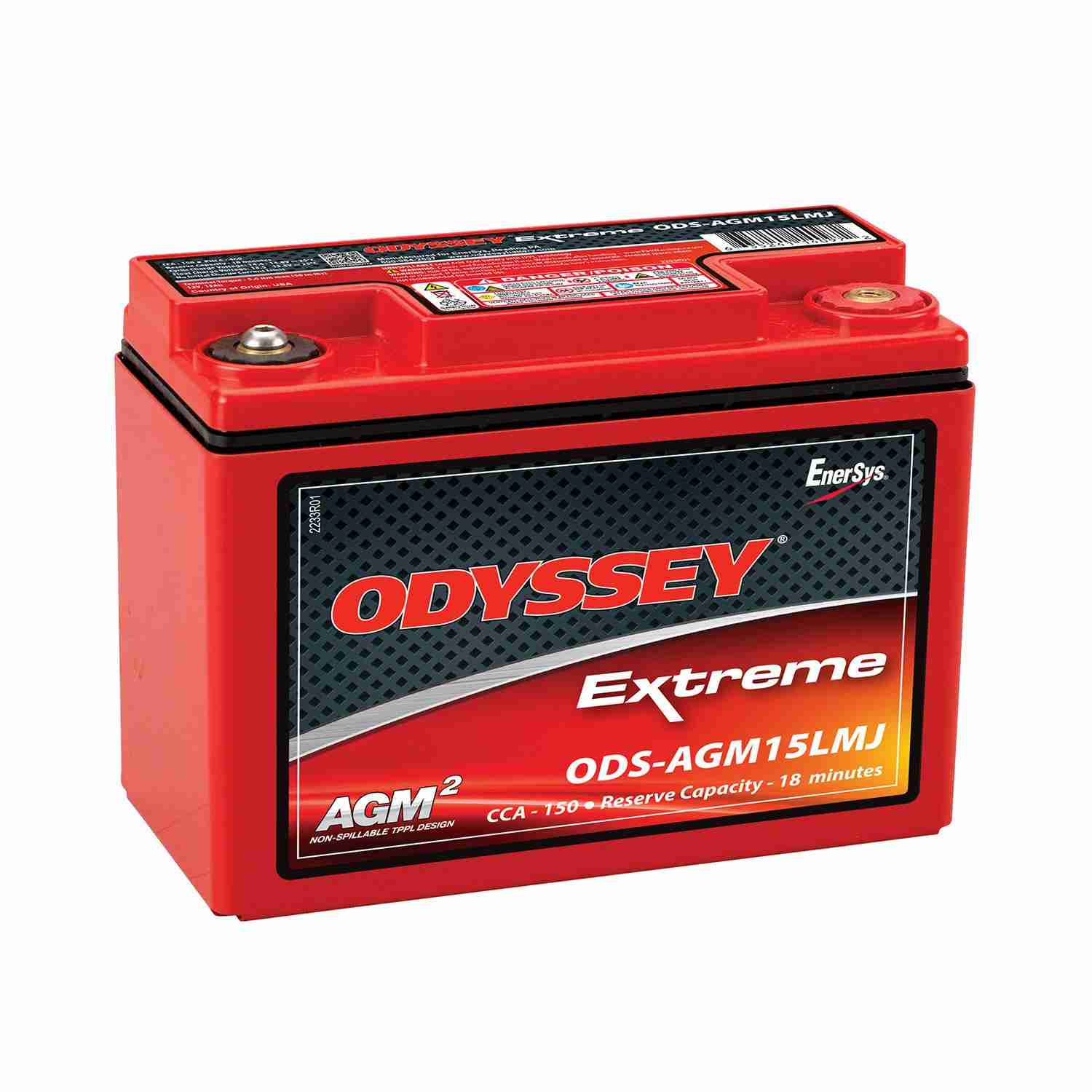 Odyssey Battery 150CCA/220CA M6 Female Terminal ODS-AGM15LMJ