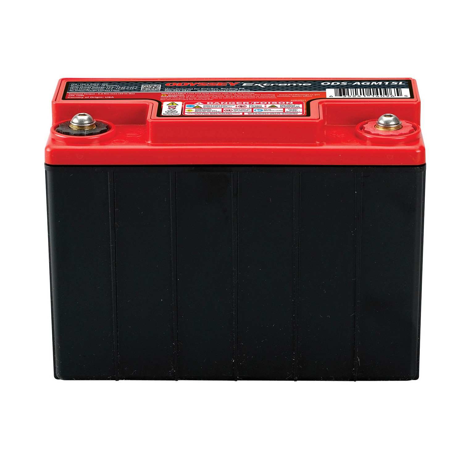 Odyssey Battery 150CCA/220CA M6 Female Terminal ODS-AGM15L