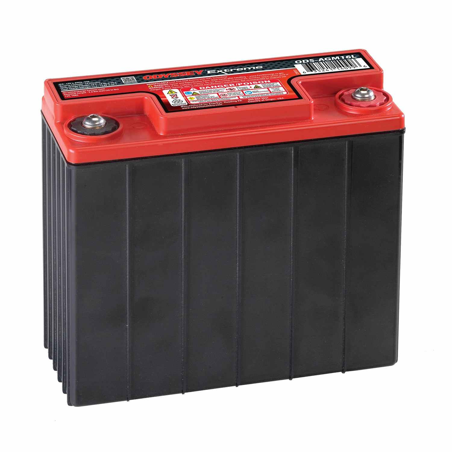 Odyssey Battery 170CCA/280CA M6 Female Terminal ODS-AGM16L