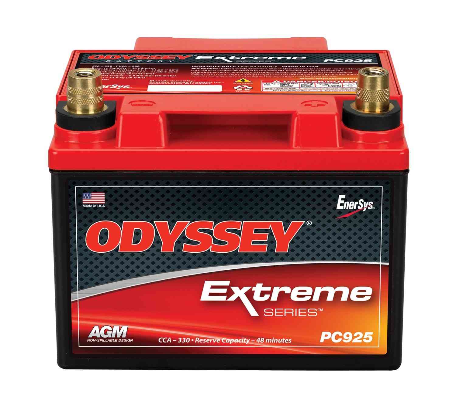 Odyssey Battery 330CCA/480CA SAE Terminals ODS-AGM28LA
