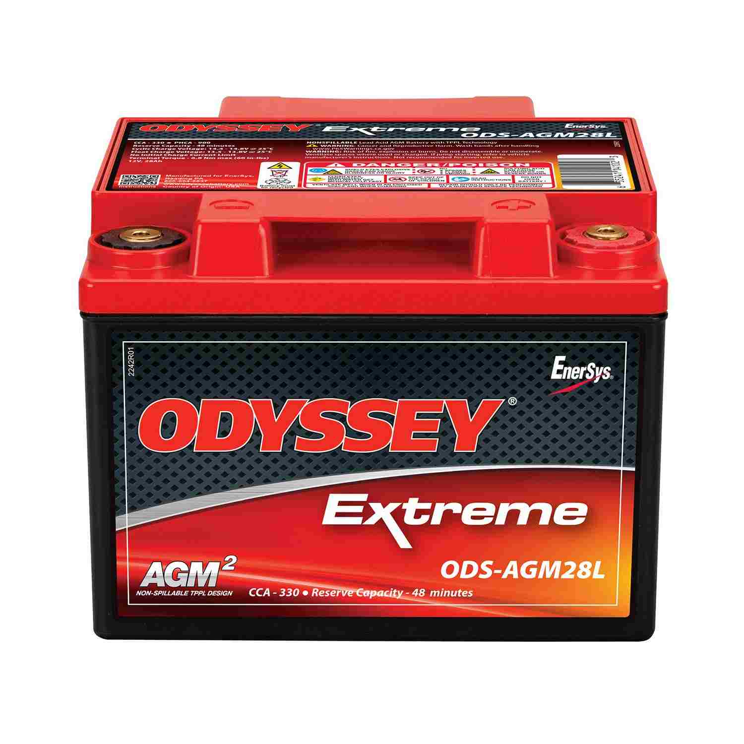 Odyssey Battery 330CCA/480CA M6 Female Terminal ODS-AGM28L