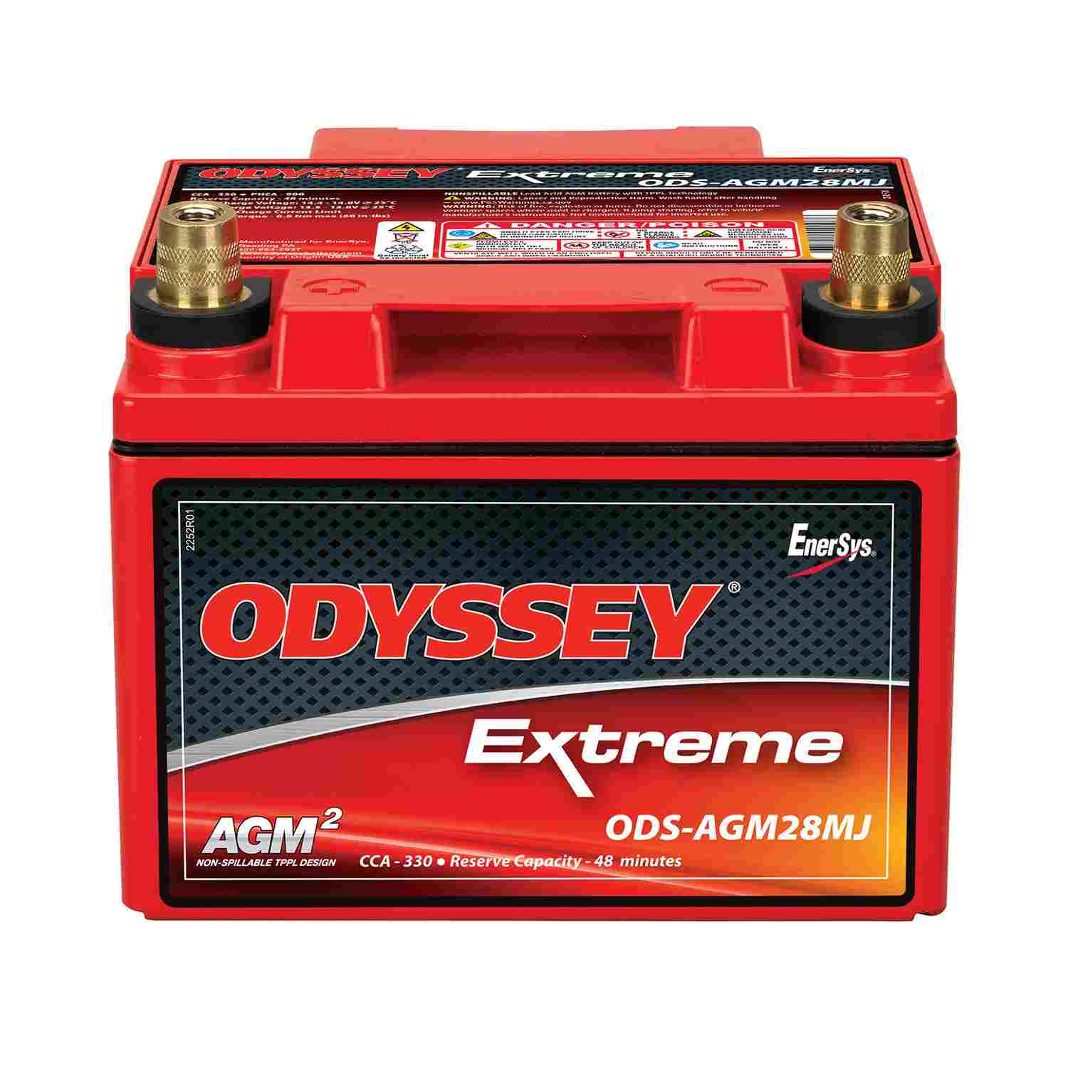 Odyssey Battery 330CCA/480CA M6 Female Terminal ODS-AGM28MJ