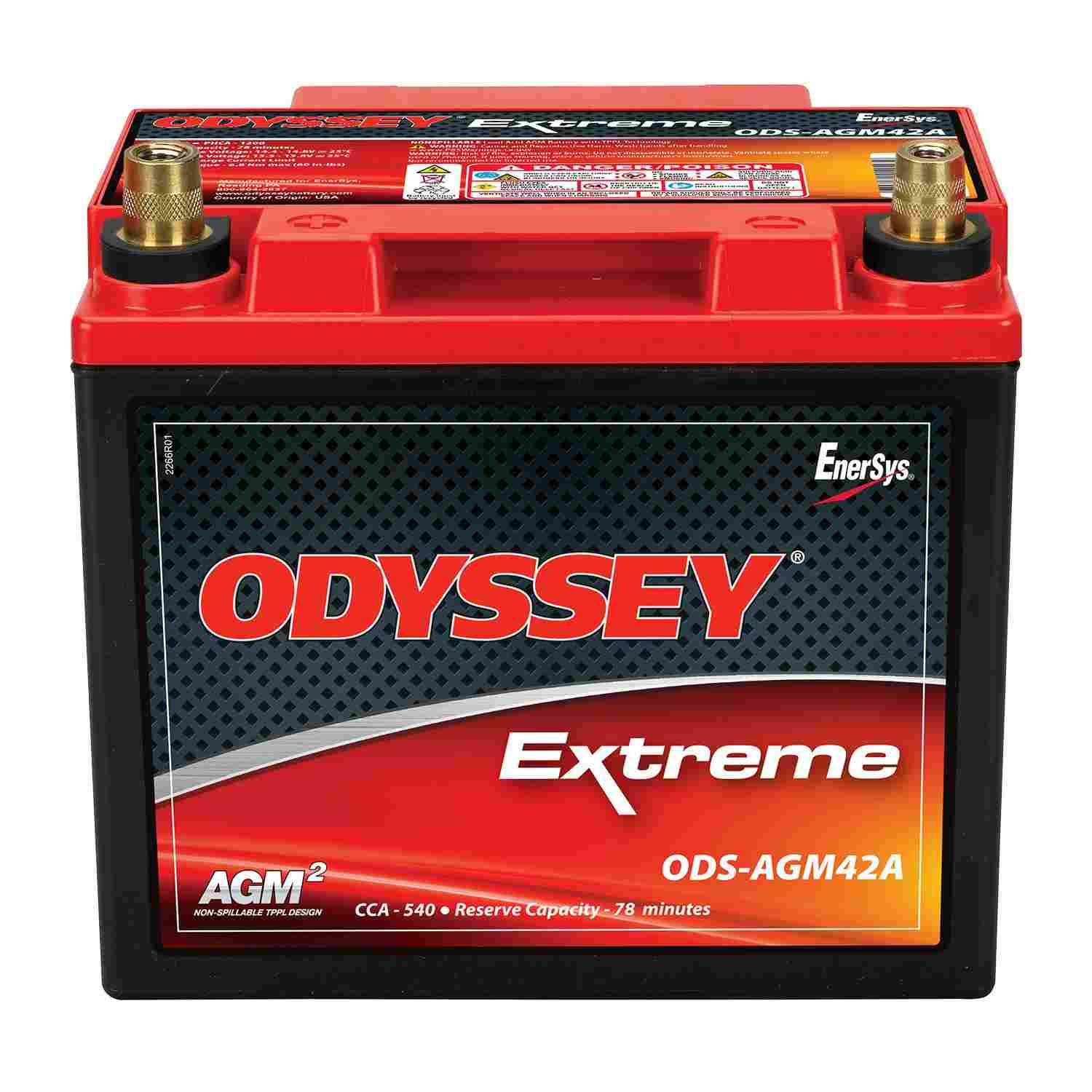 Odyssey Battery Powersport Extreme AGM Battery (PC1200LT) ODS-AGM42A