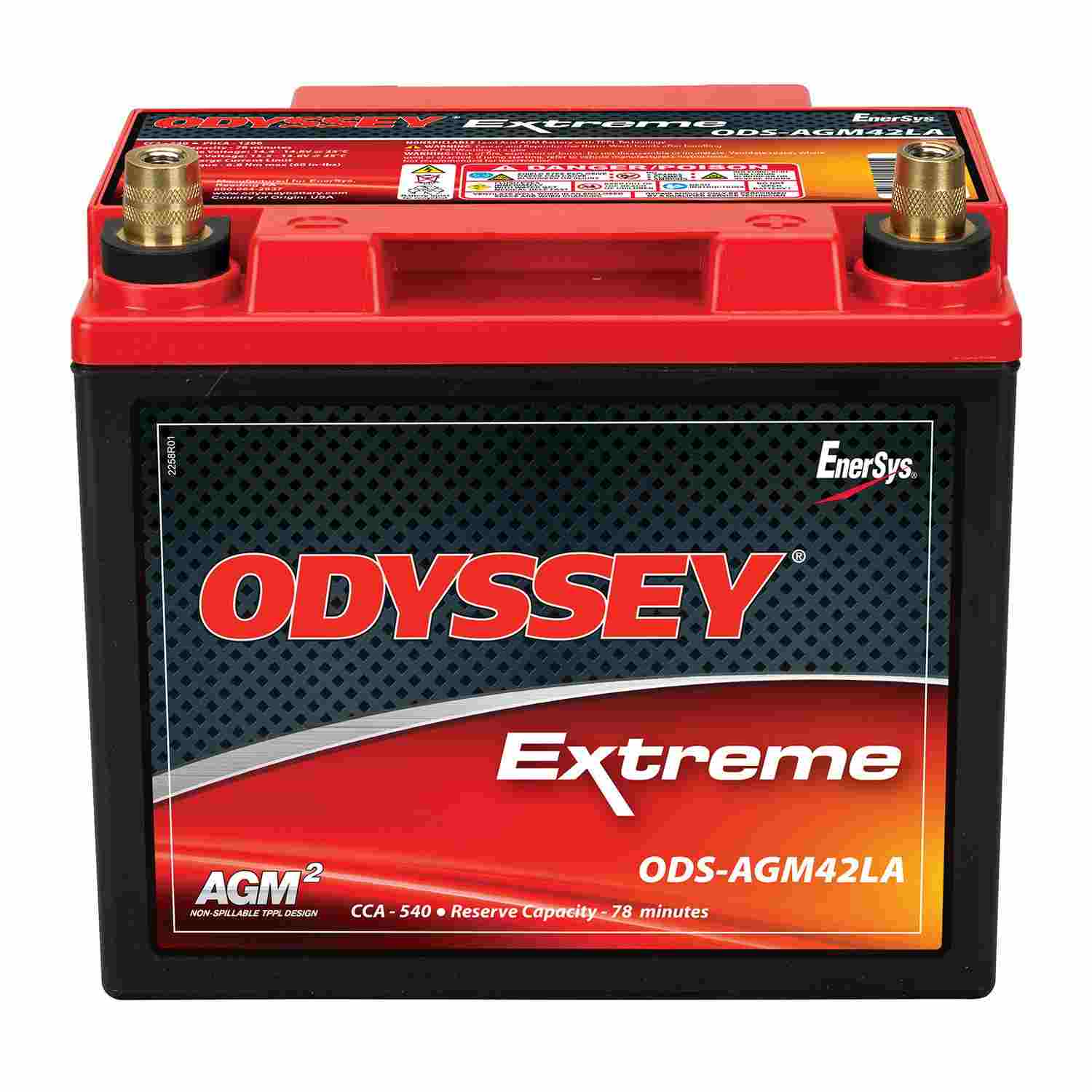 Odyssey Battery 540CCA/725CA SAE ODS-AGM42LA