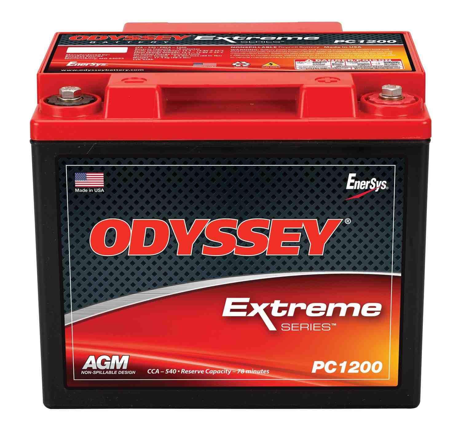 Odyssey Battery 540CCA/725CA SAE SAE Standard Terminal ODS-AGM42L