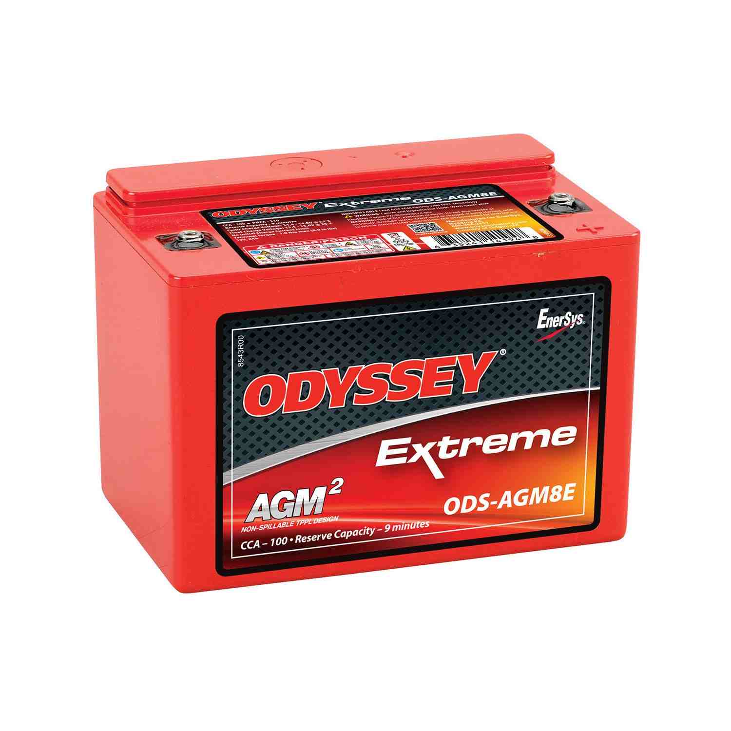 Odyssey Battery Powersport Extreme AGM Battery (PC310) ODS-AGM8E
