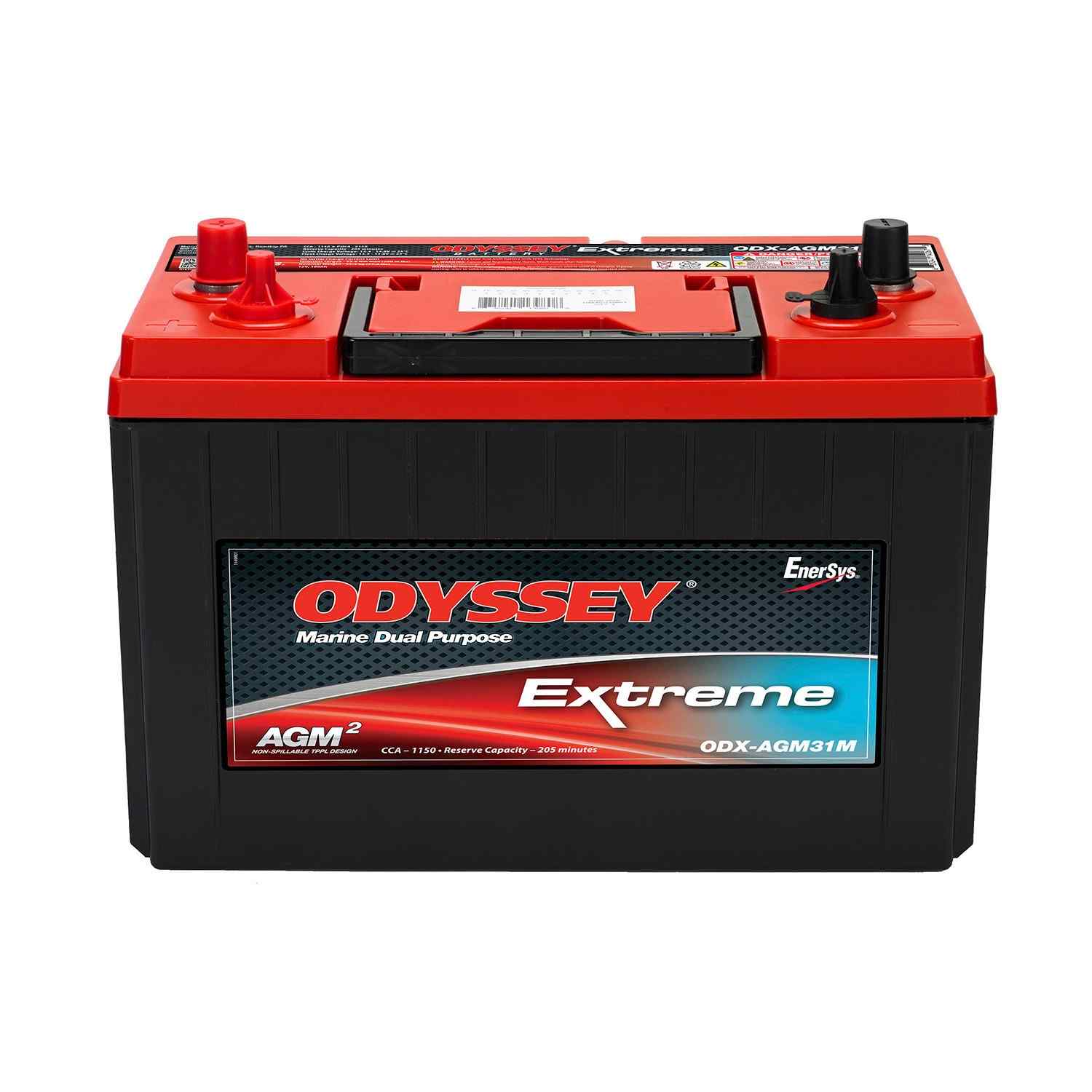 Odyssey Battery 1150CCA/1370CA Dual SAE/ 3/8IN Stud ODX-AGM31M
