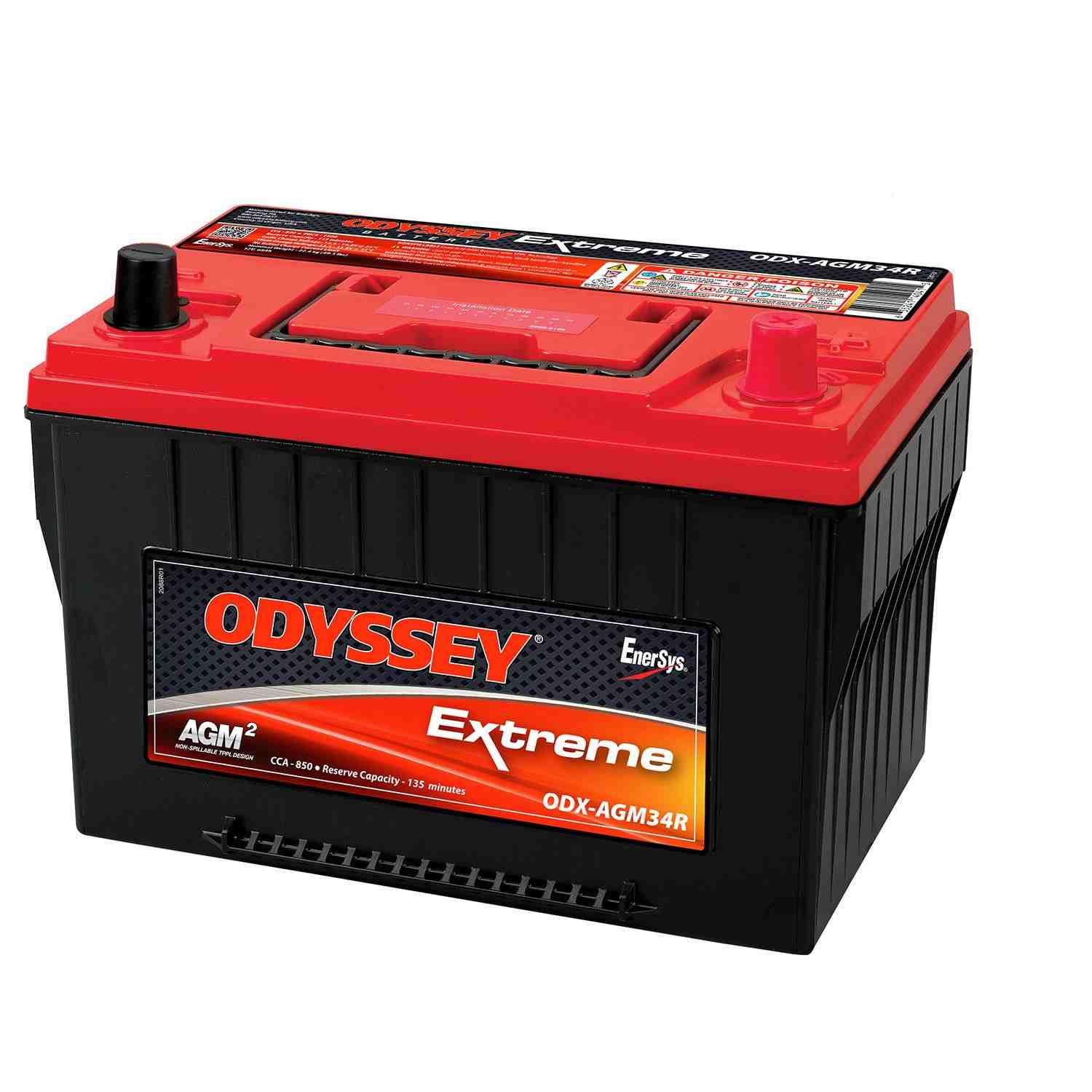 Odyssey Battery Auto/Truck/Heavy Duty & Commercial Extreme AGM Battery (34R-PC1500T) ODX-AGM34R