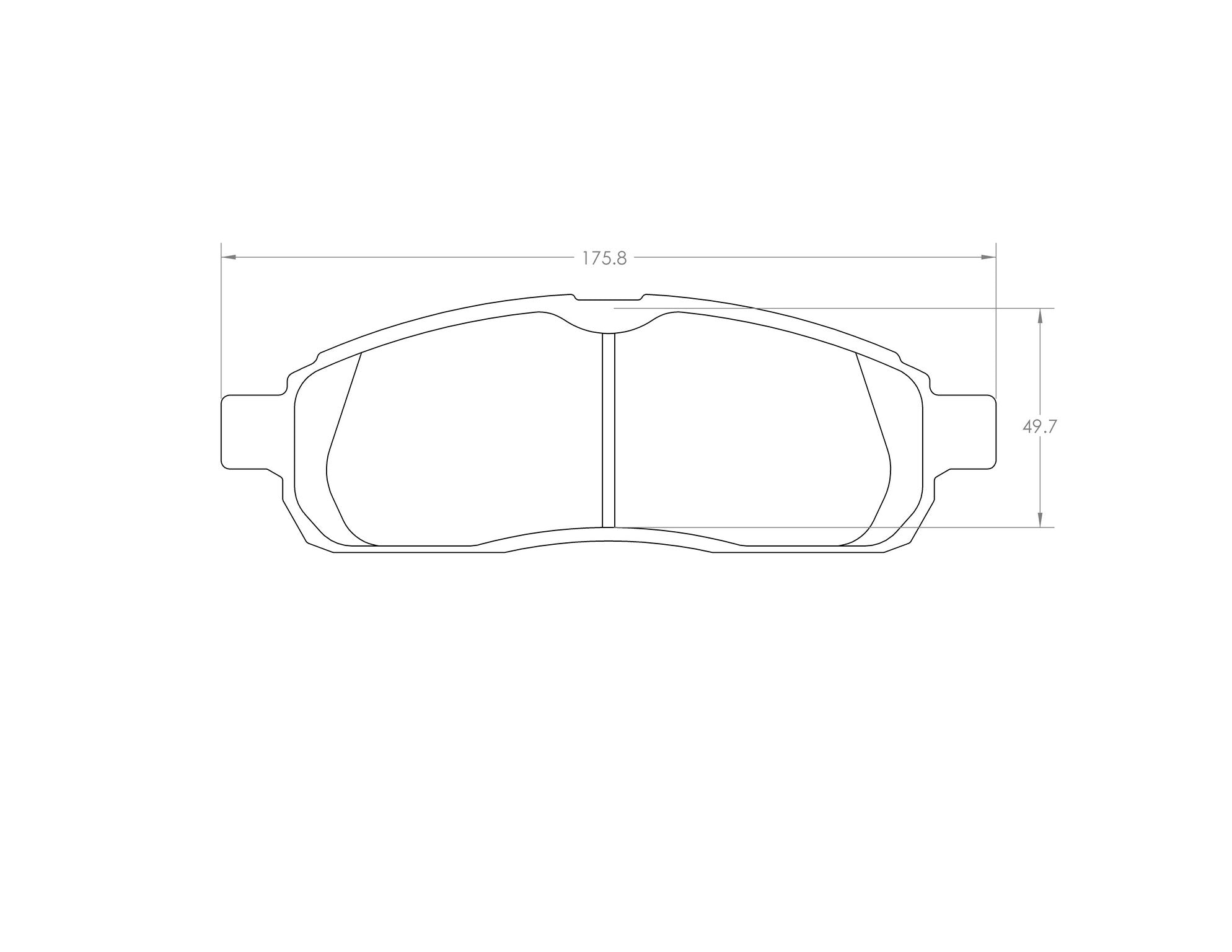 Performance Friction Disc Brake Pad Set 1392.20