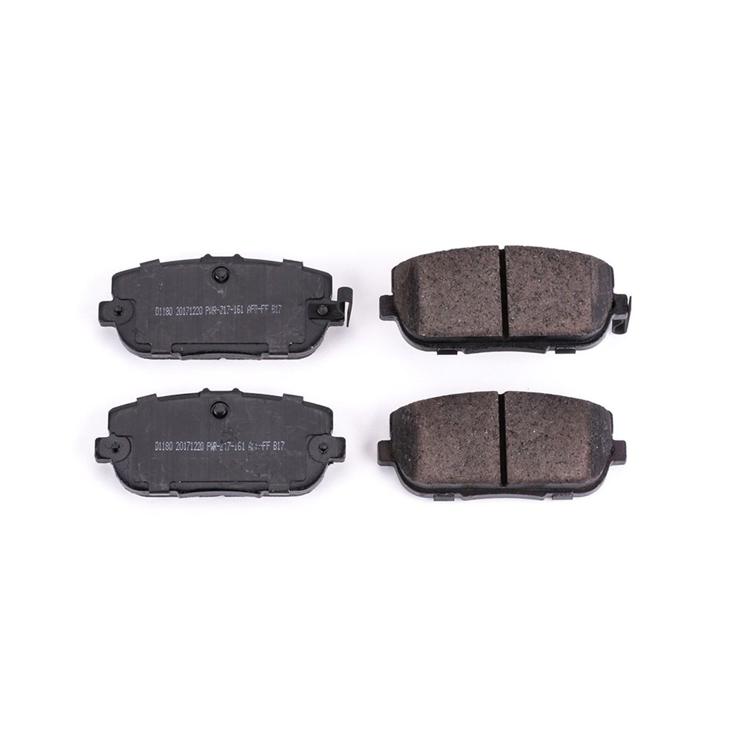 Power Stop 17-19 Fiat 124 Spider Rear Z16 Evolution Ceramic Brake Pads 16-1180