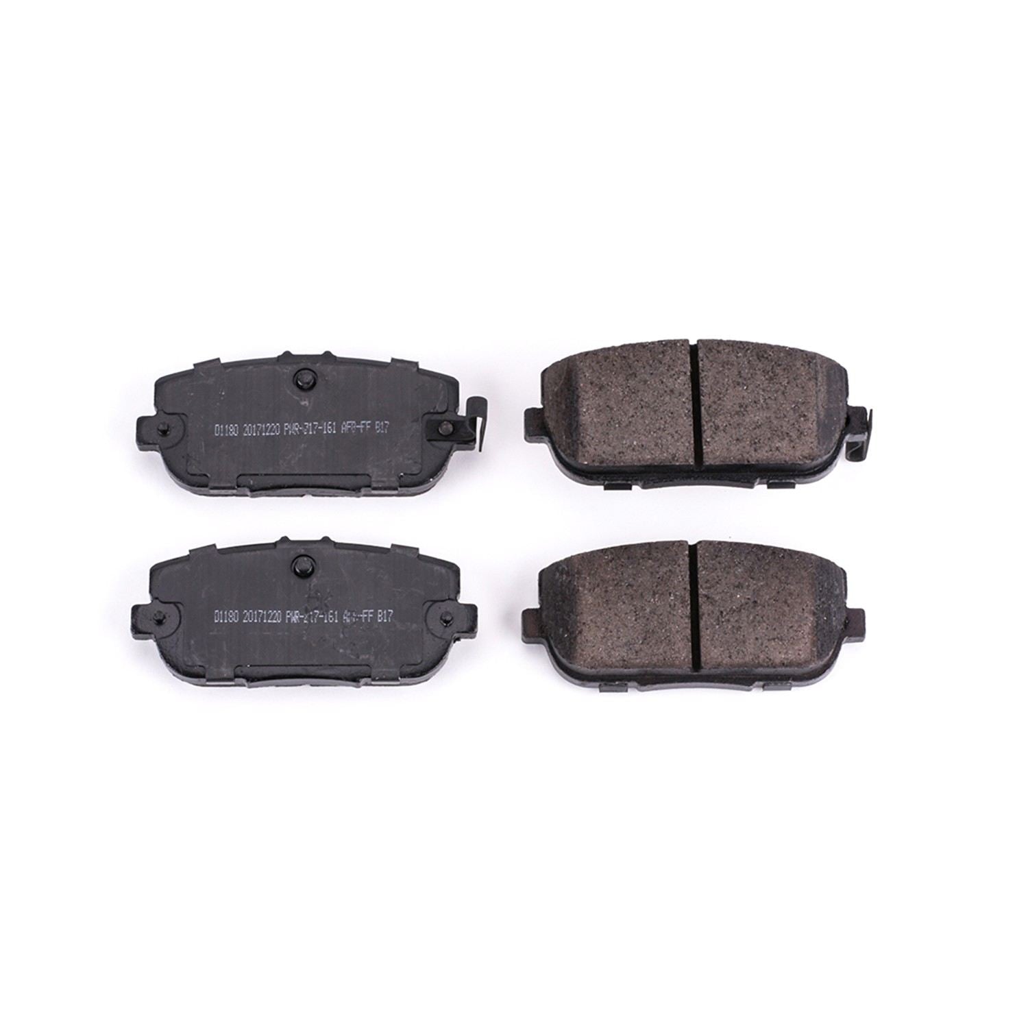 Power Stop 17-19 Fiat 124 Spider Rear Z16 Evolution Ceramic Brake Pads 16-1180