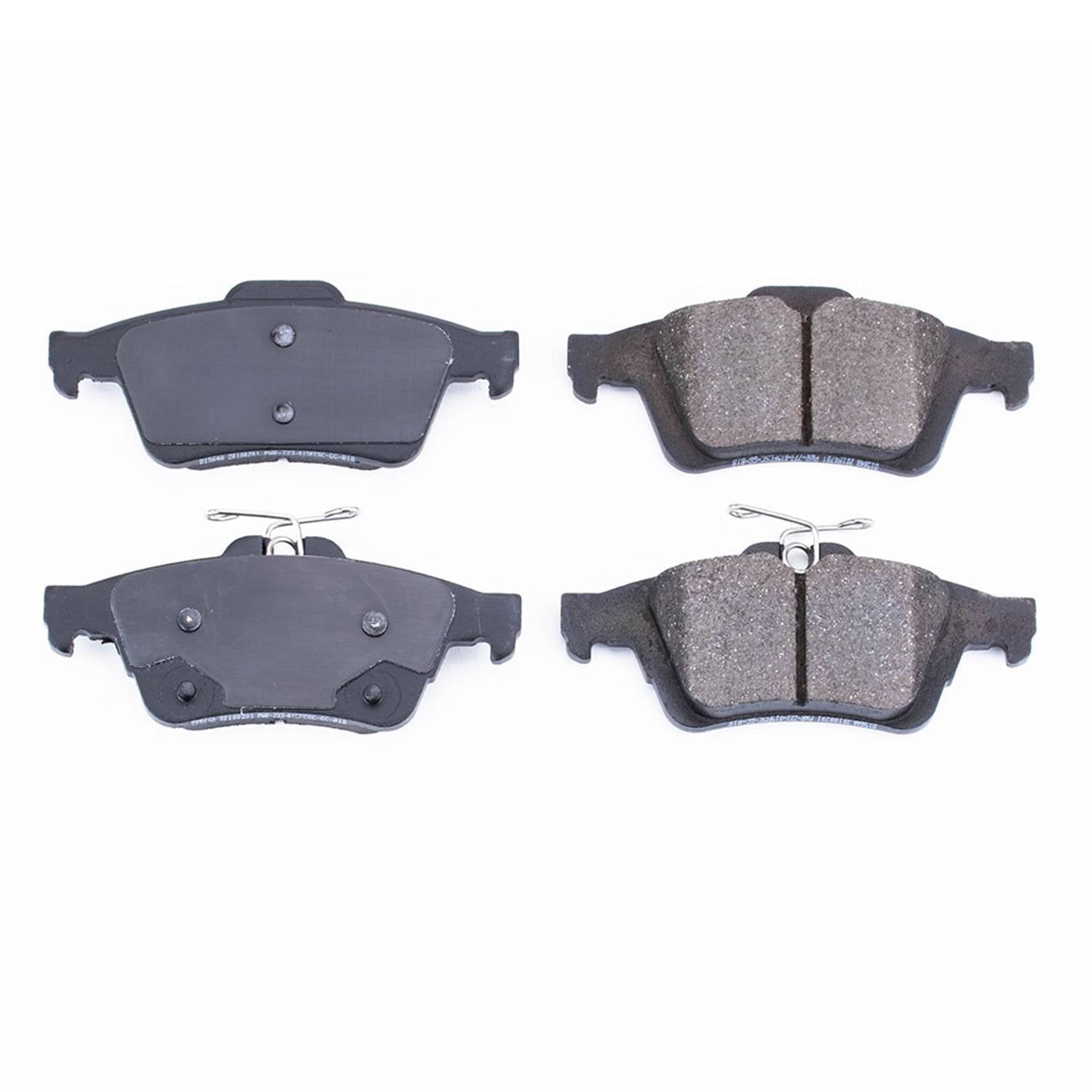 Power Stop 2016 Ford Focus Rear Z16 Evolution Ceramic Brake Pads 16-1564A