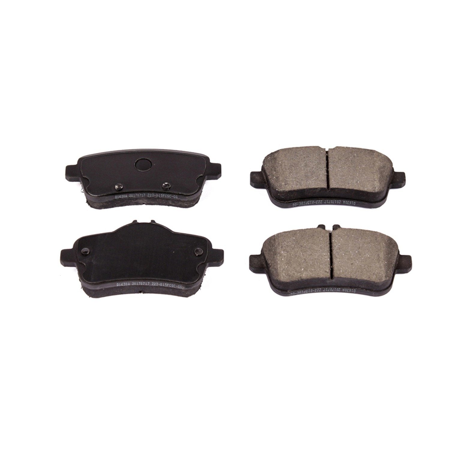 Power Stop 16-19 Mercedes-Benz GLE350 Rear Z16 Evolution Ceramic Brake Pads 16-1630A