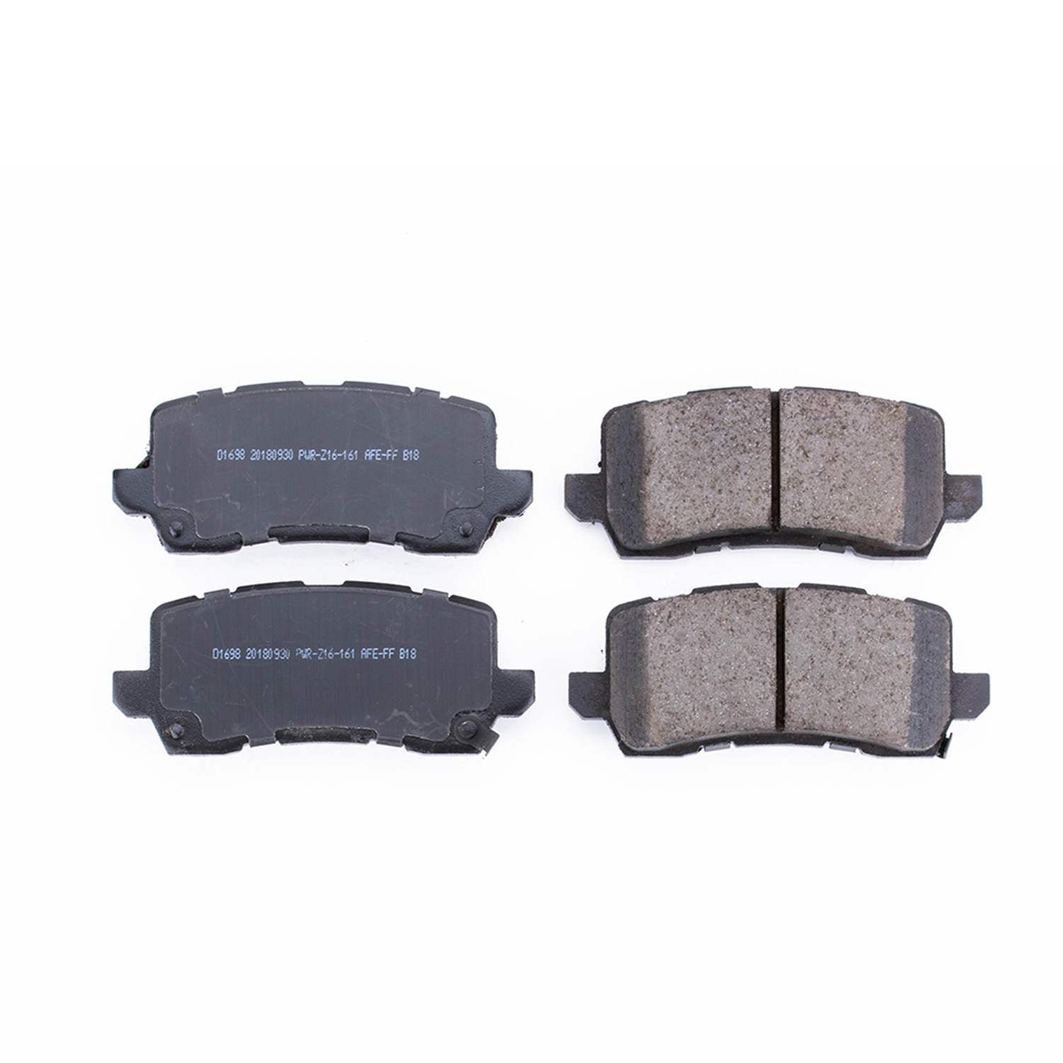 Power Stop 17-19 Acura MDX Rear Z16 Evolution Ceramic Brake Pads 16-1698