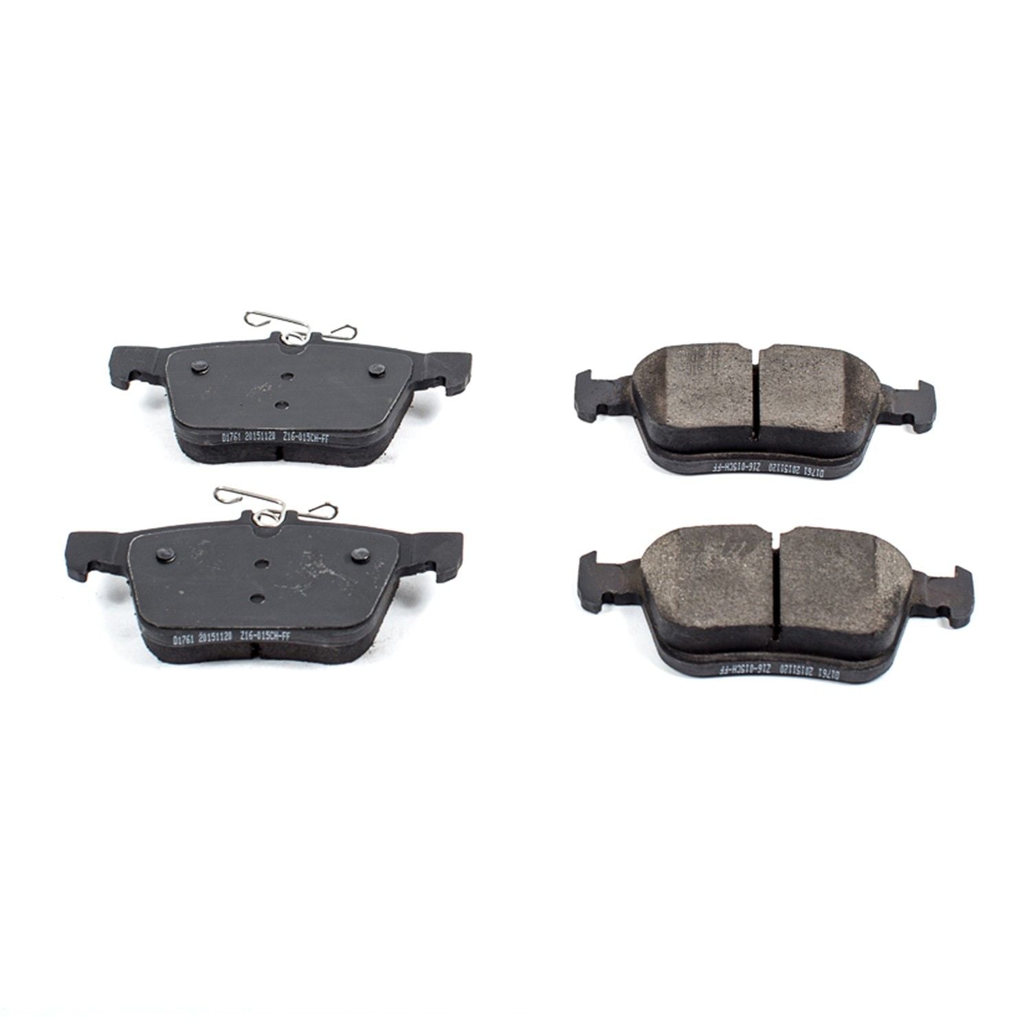 Power Stop 15-19 Audi A3 Rear Z16 Evolution Ceramic Brake Pads 16-1761