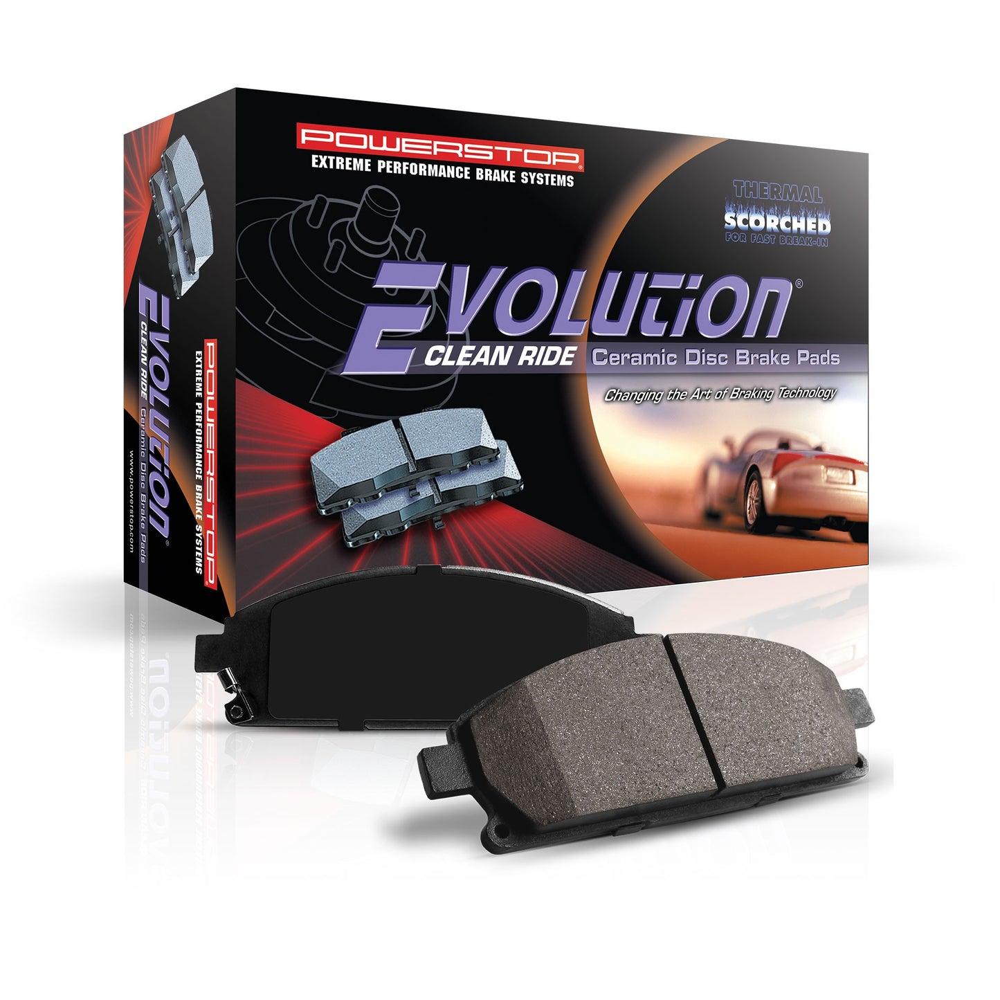 Power Stop 16-18 Lexus GS F Rear Z16 Evolution Ceramic Brake Pads 16-1807