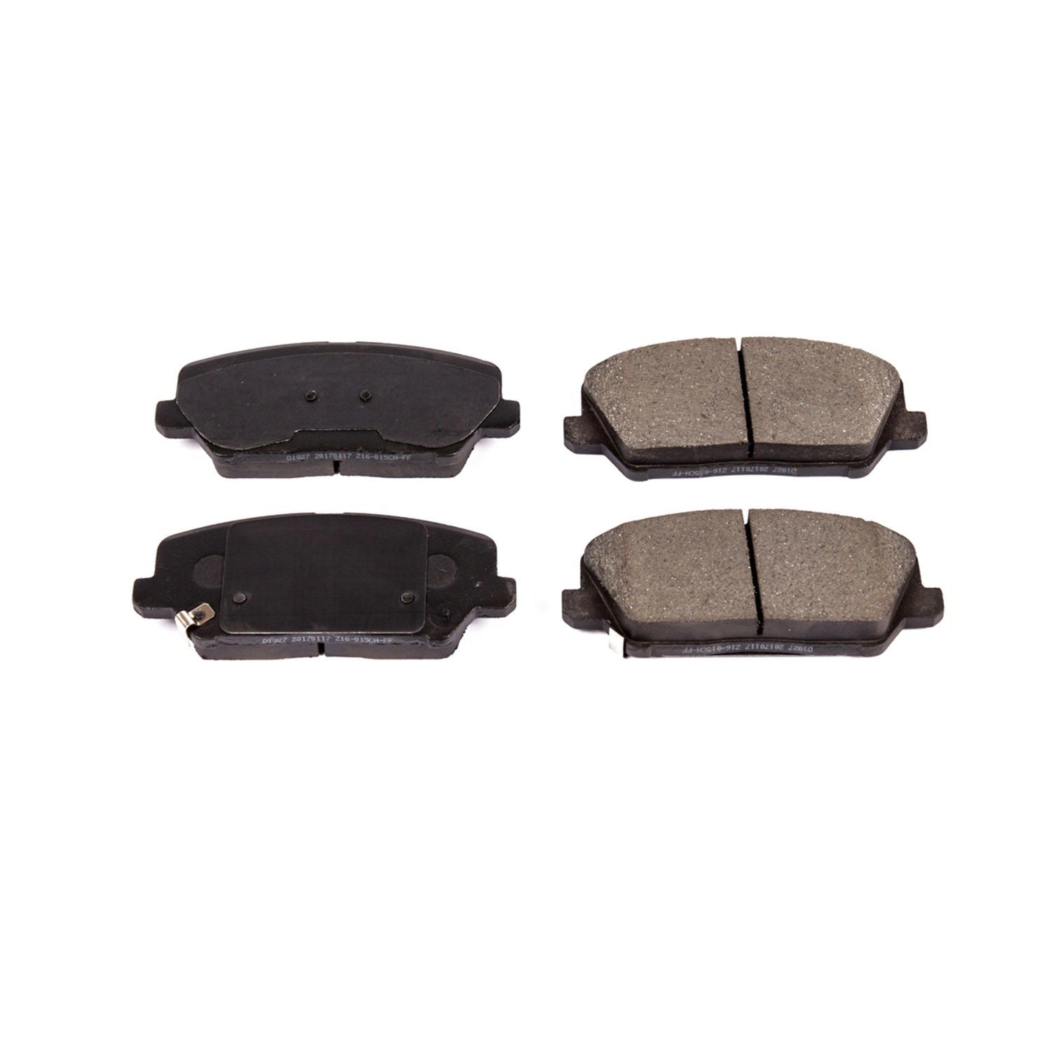 Power Stop 16-17 Hyundai Veloster Front Z16 Evolution Ceramic Brake Pads 16-1827