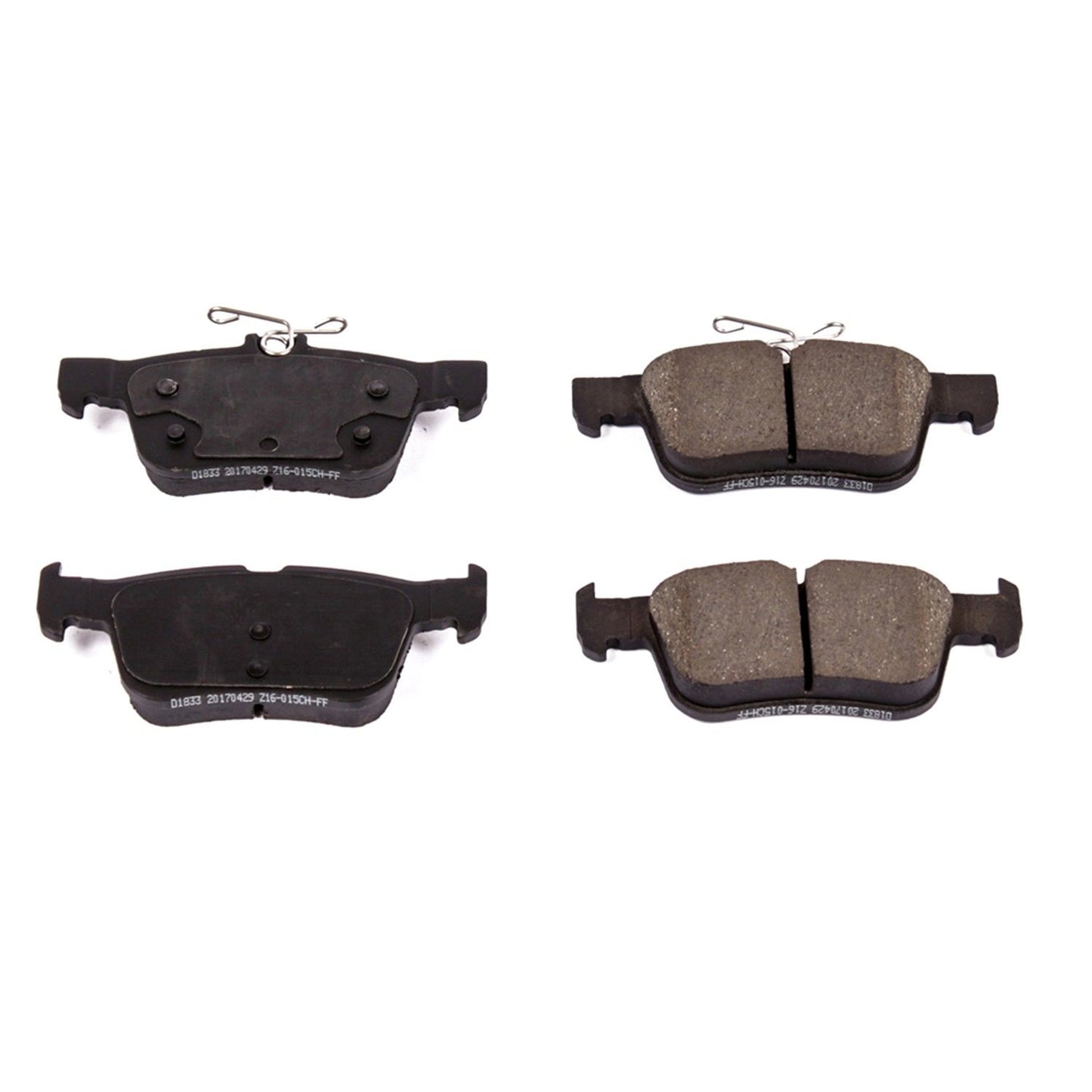 Power Stop 15-16 Ford Edge Rear Z16 Evolution Ceramic Brake Pads 16-1833