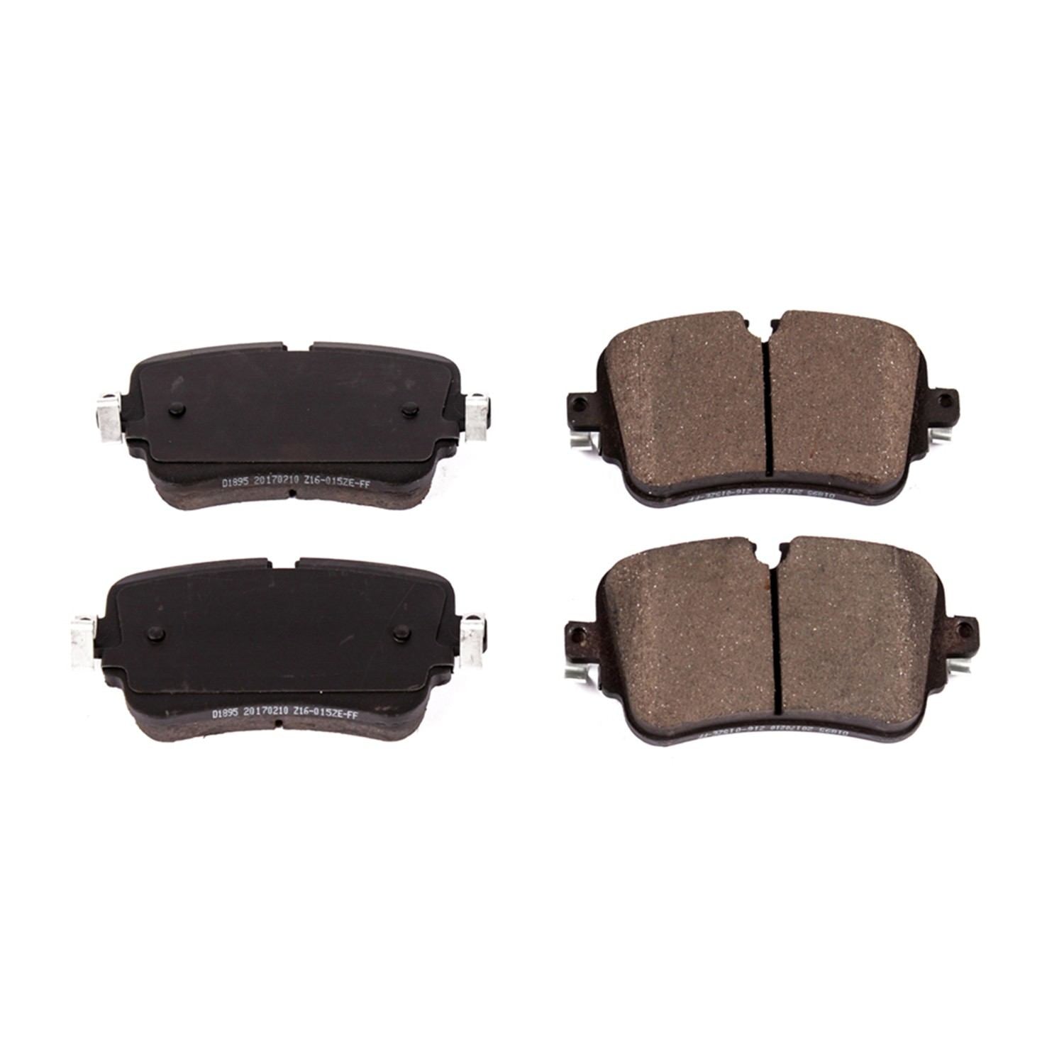 Power Stop 17-19 Audi Q7 Rear Z16 Evolution Ceramic Brake Pads 16-1895