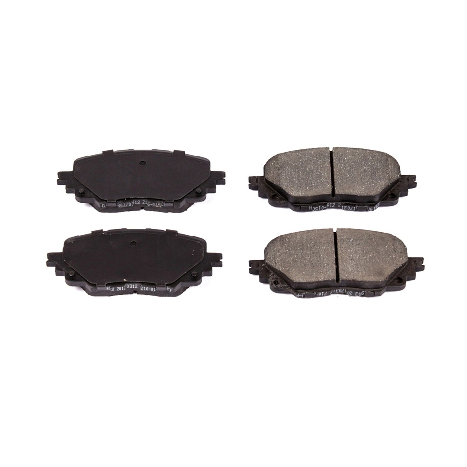 Power Stop 17-19 Fiat 124 Spider Front Z16 Evolution Ceramic Brake Pads 16-1903