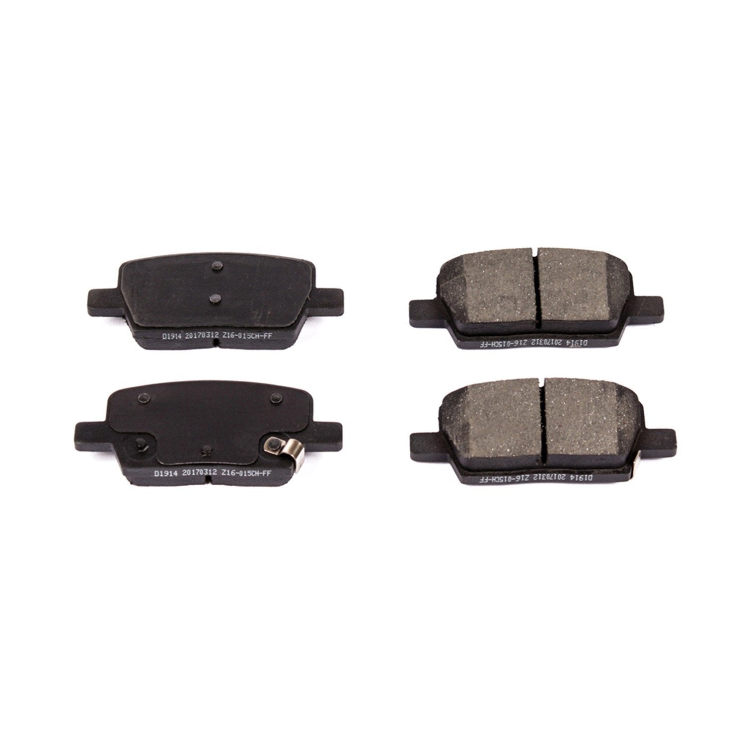 Power Stop 18-19 Buick Enclave Rear Z16 Evolution Ceramic Brake Pads 16-1914