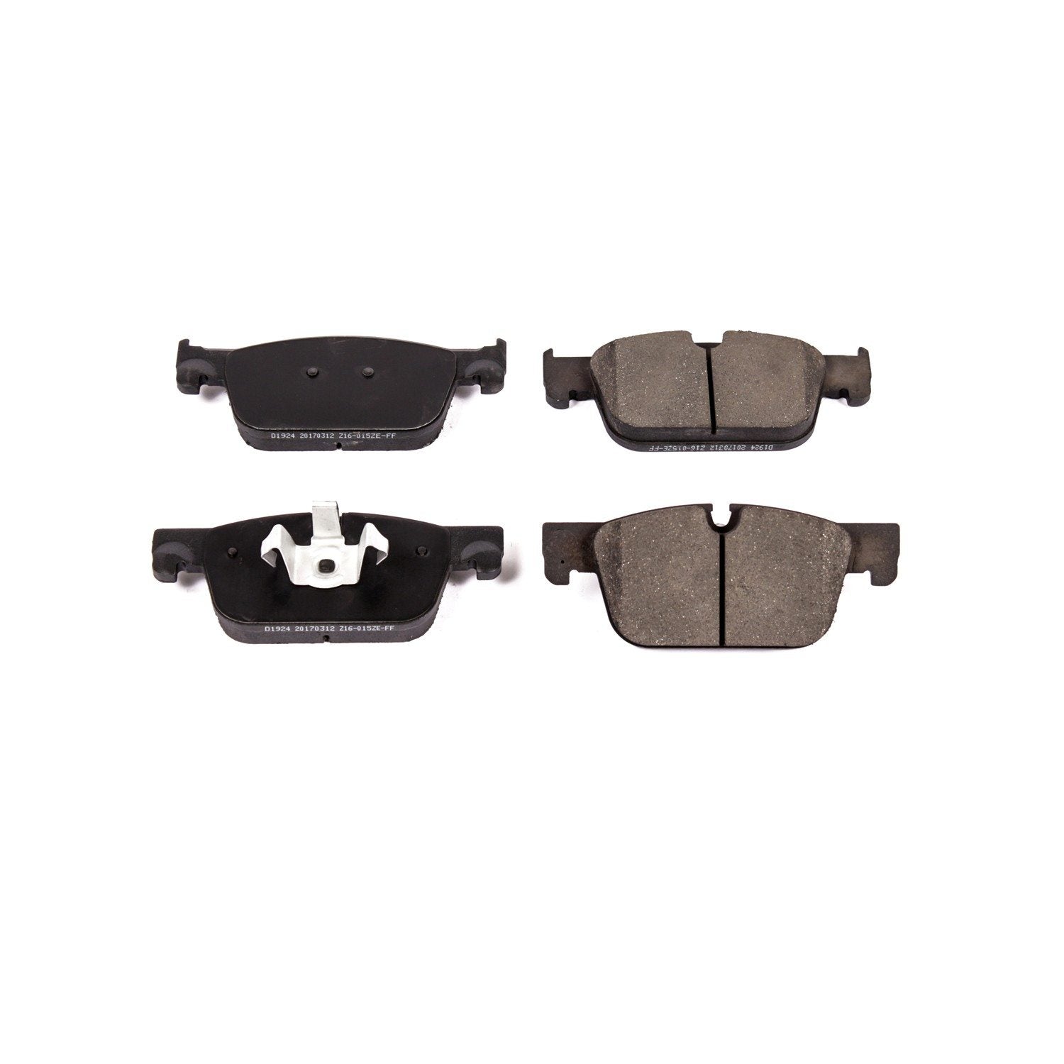 Power Stop 2019 Volvo S60 Front Z16 Evolution Ceramic Brake Pads 16-1924