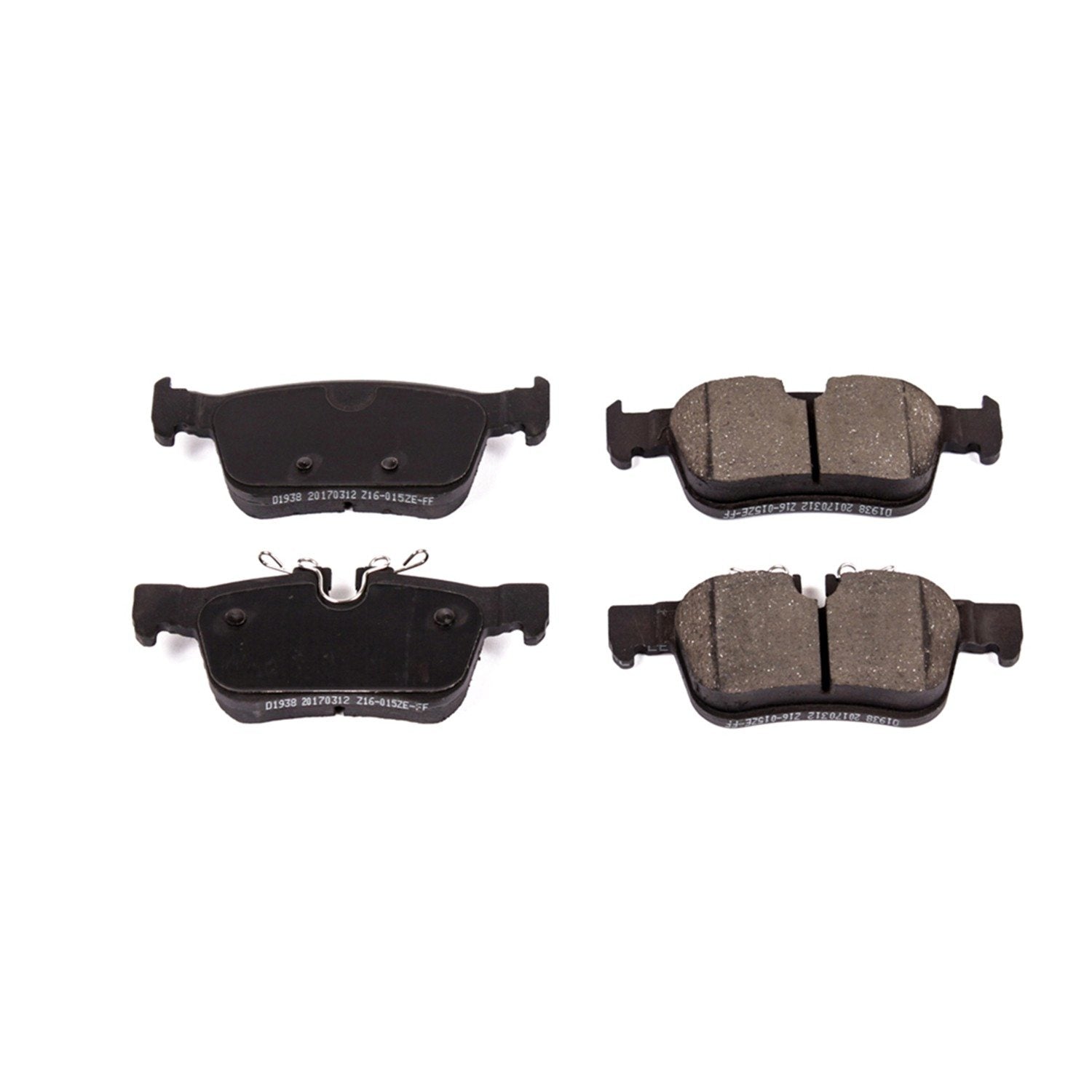 Power Stop 2019 Volvo S60 Rear Z16 Evolution Ceramic Brake Pads 16-1938